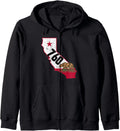 Palm Springs Area Code 760 Phone Number California Souvenir Zip Hoodie