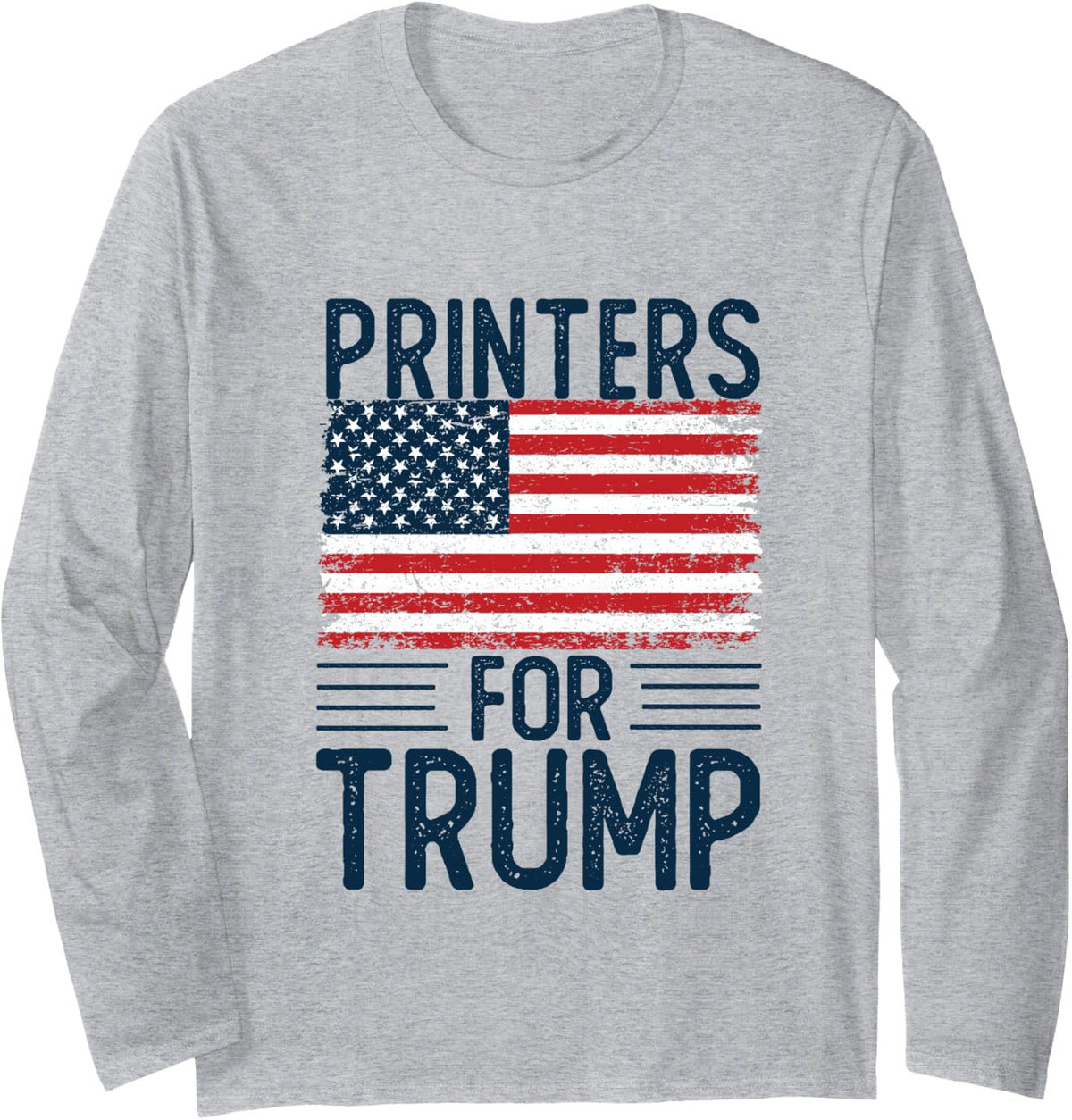 Printers For Trump 2024 Shirts President Election Long Sleeve T Shirt Clean Design 2