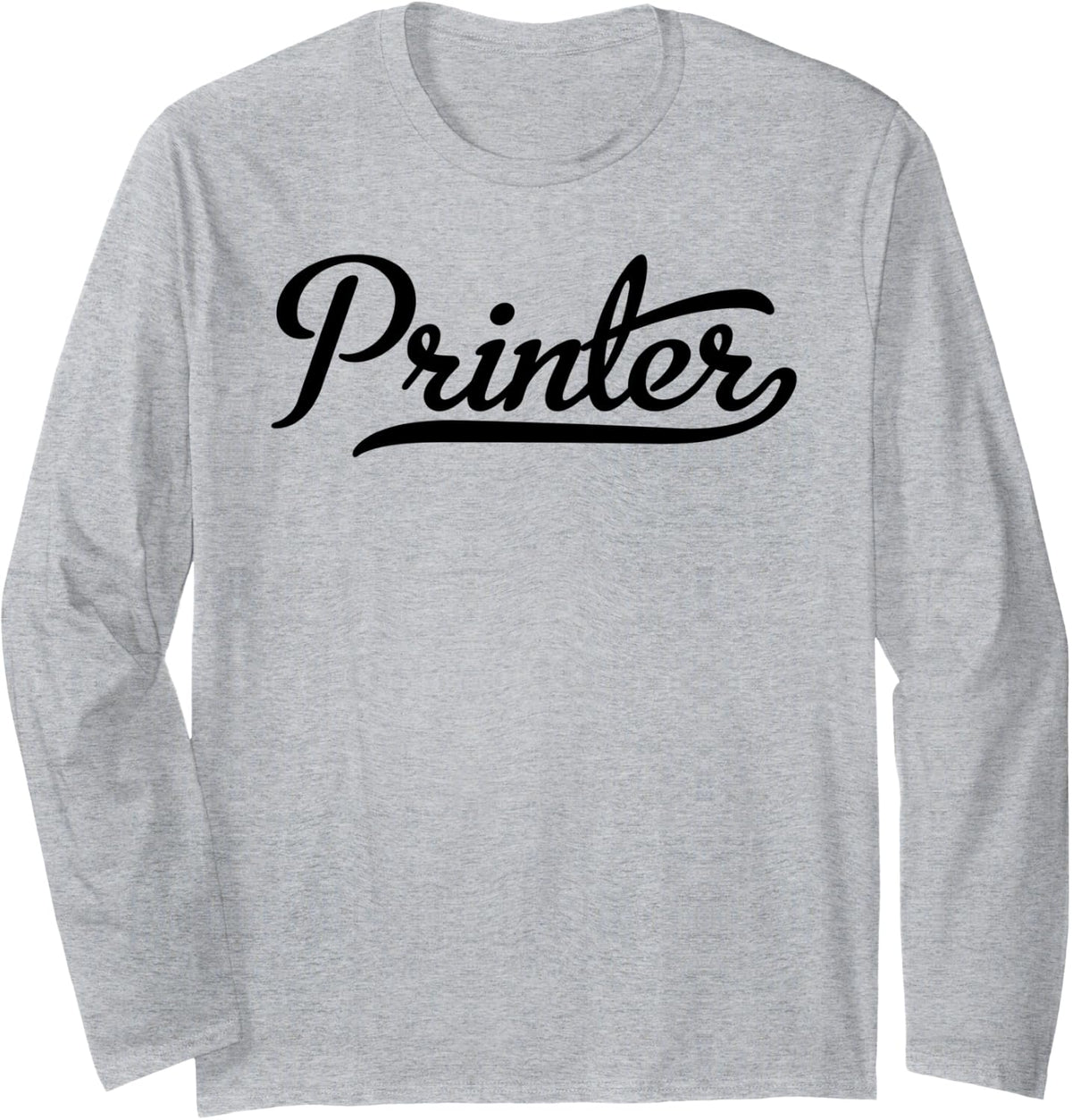 Printer Long Sleeve Apparel Clean Design 2
