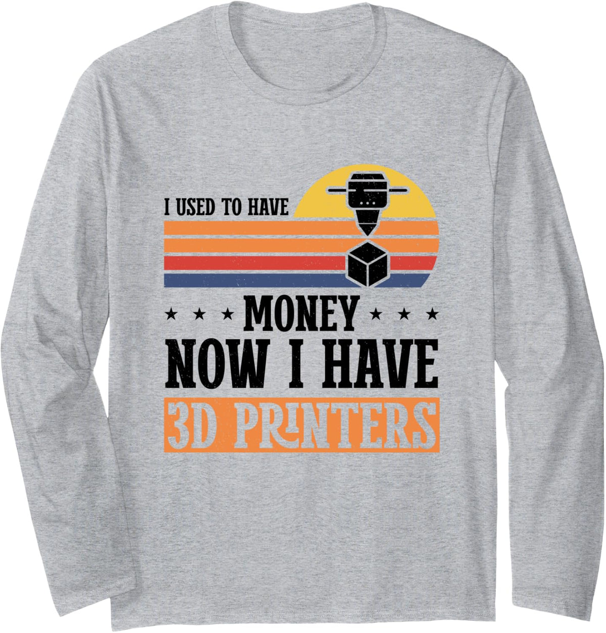 3d Printing Printer Long Sleeve Apparel Everyday Wear 6