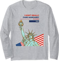 JD Vance I Don u2019t Really Care Margaret Statue of Liberty USA Long Sleeve