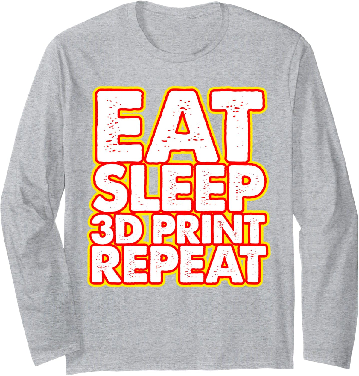 Eat Sleep 3d Print Repeat Funny Women Printing Love Long Sleeve Apparel US Trend
