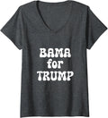 Womens Bama for Trump Alabama Election Conservative JD Vance V Neck
