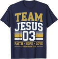 Team Jesus 03 Family Matching Christian Faith Religious Gift Jersey 162