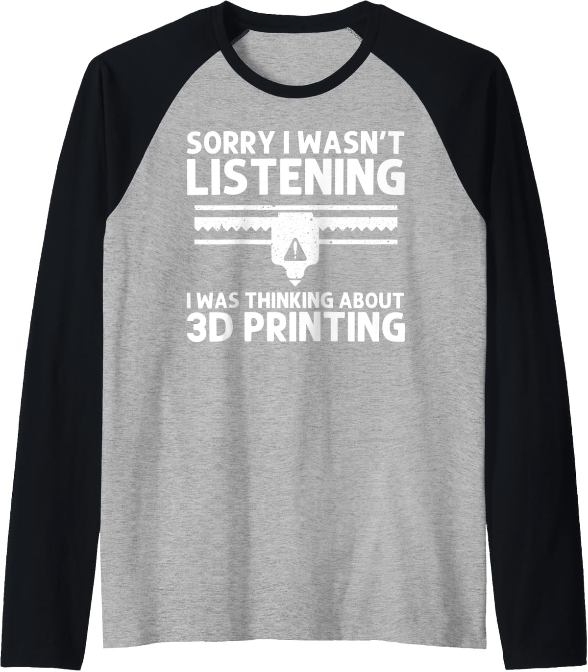 Cool 3d Printing For Men Women Printer Lovers Print Geeks Raglan Baseball Tee T Shirt Everyday Wear