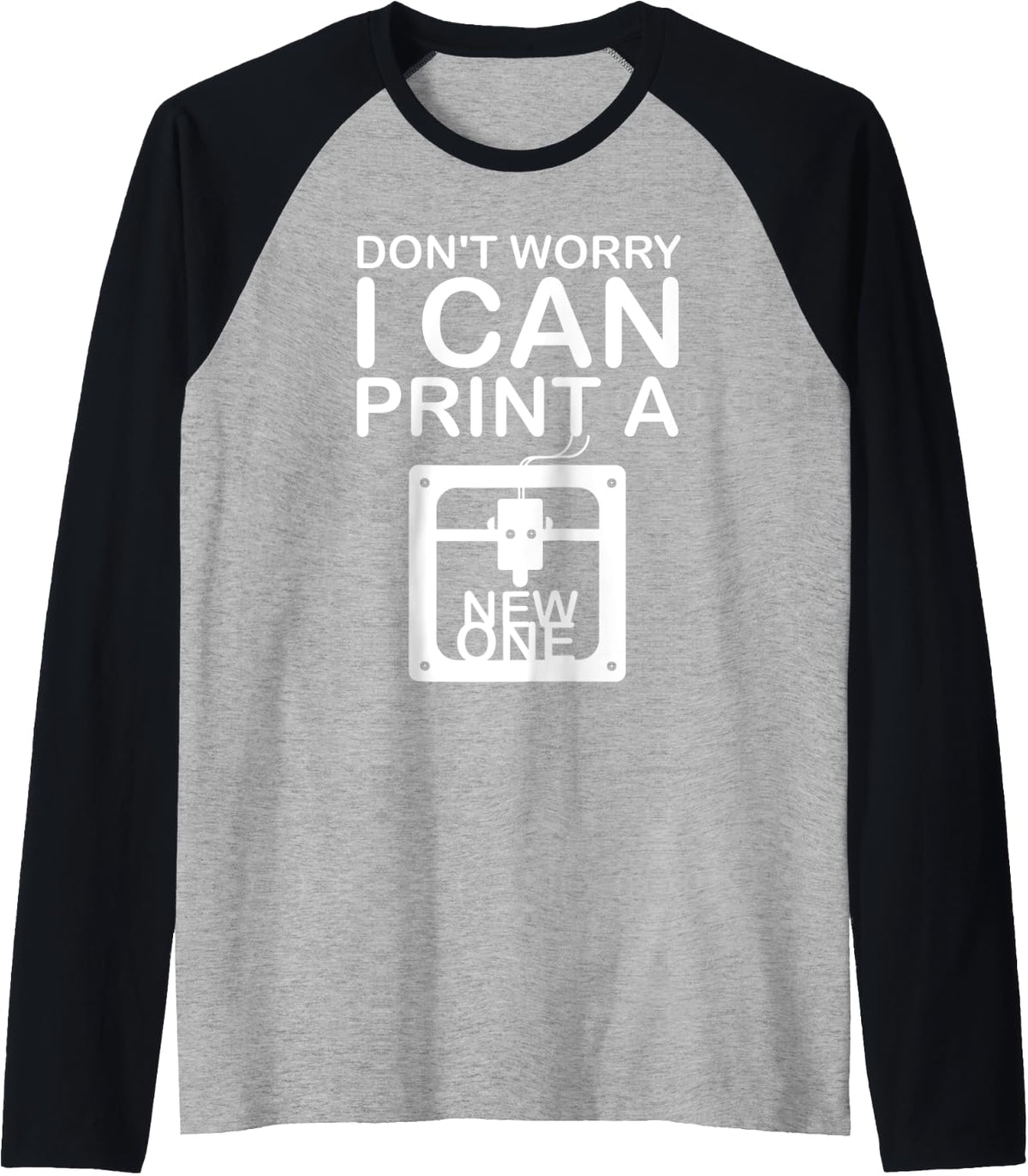 Funny 3d Printing Gift For Men Printer Nerd Print Hobby Raglan Baseball Tee T Shirt Everyday Wear 2