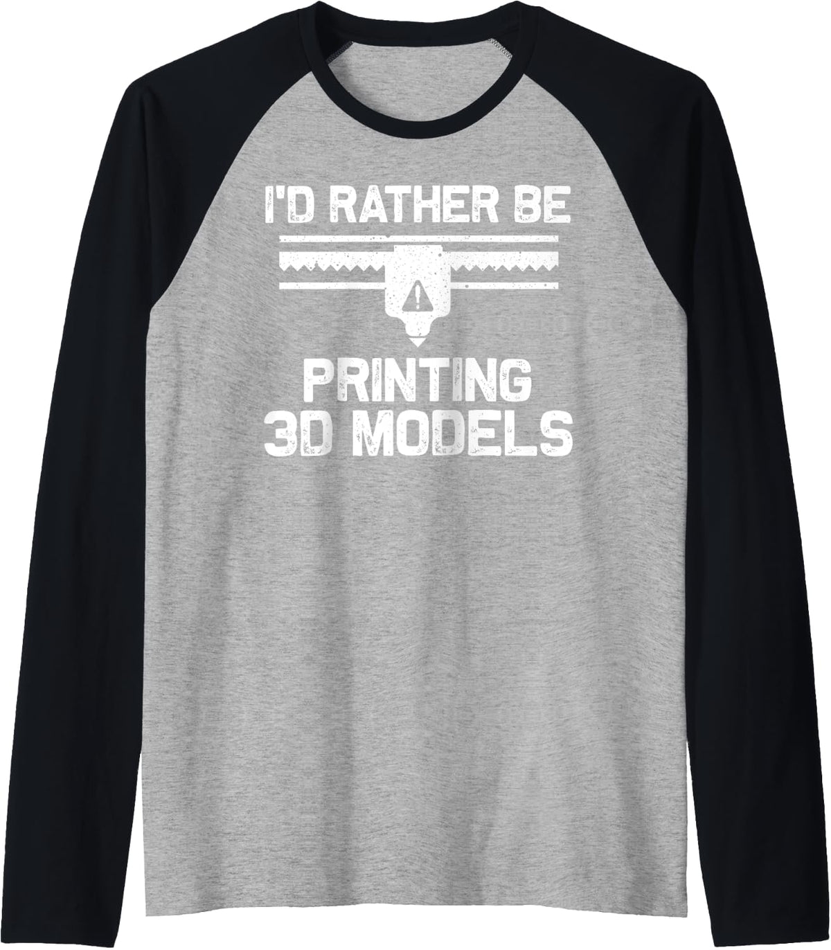 Cool 3d Printing For Men Women Printer Lovers Print Geeks Raglan Baseball Tee T Shirt Minimal Style 2
