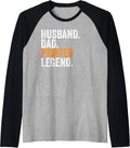 Husband Dad Printer Legend Funny Occupation Office Raglan Baseball Tee T Shirt US Trend