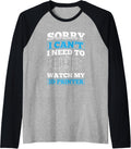 Need To Watch My 3d Printer Filament Printing Raglan Baseball Tee T Shirt Minimal Style