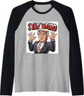 Stay Weird 2024 Donald Trump Kamala Harris JD Vance Election Raglan Baseball 9