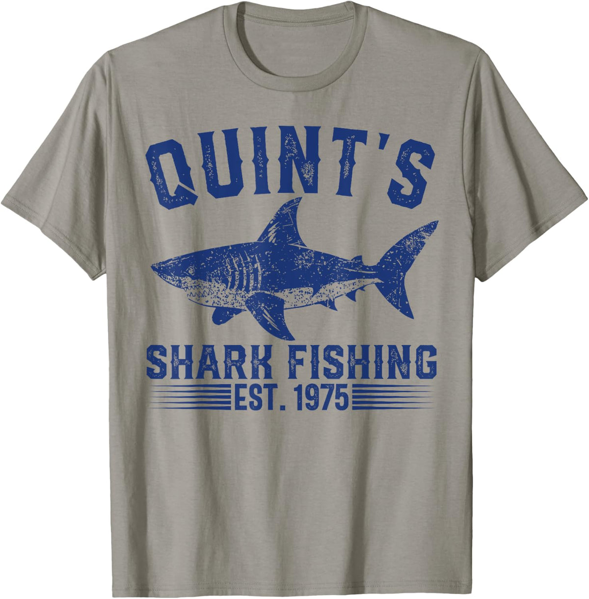 Vintage Shark Fishing 1975 Retro Fisher Birthday Shirt 2