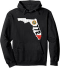 Vero Beach Area Code 772 Florida Distressed Gift Pullover Hoodie