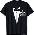 Tuxedo Ring Security ID Tag Bearer Wedding Shirt 38