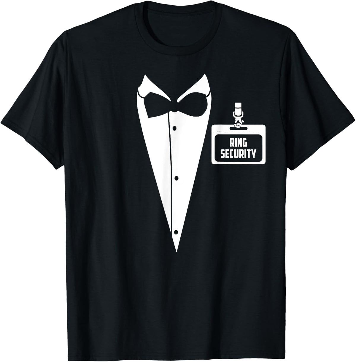 Tuxedo Ring Security ID Tag Bearer Wedding Shirt 204