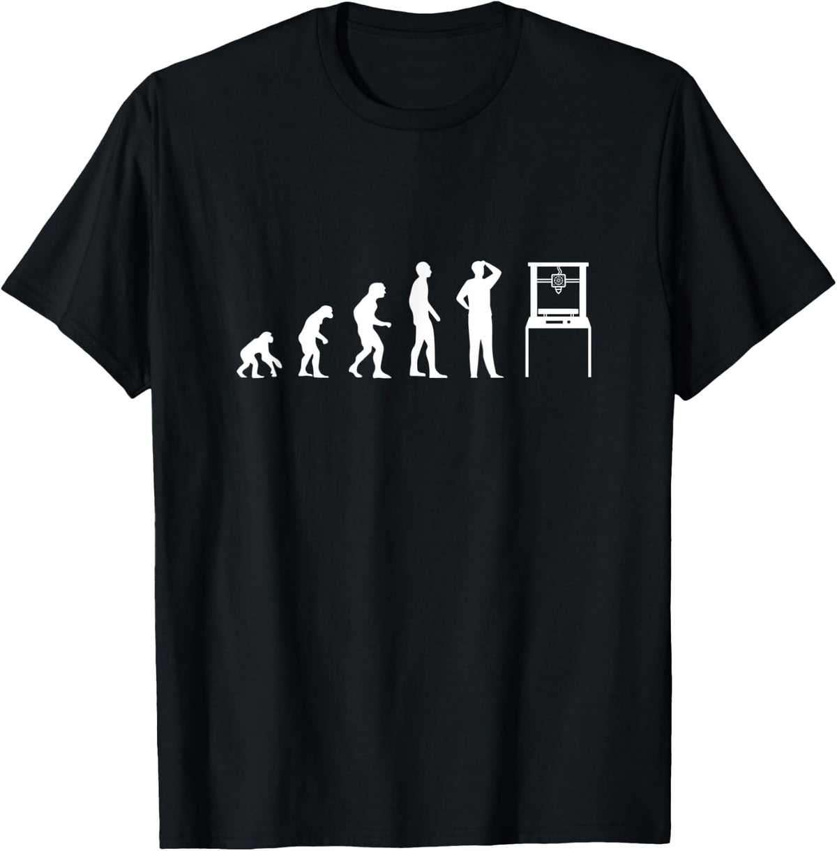 3d Printing Evolution Printer Geek Apparel US Trend
