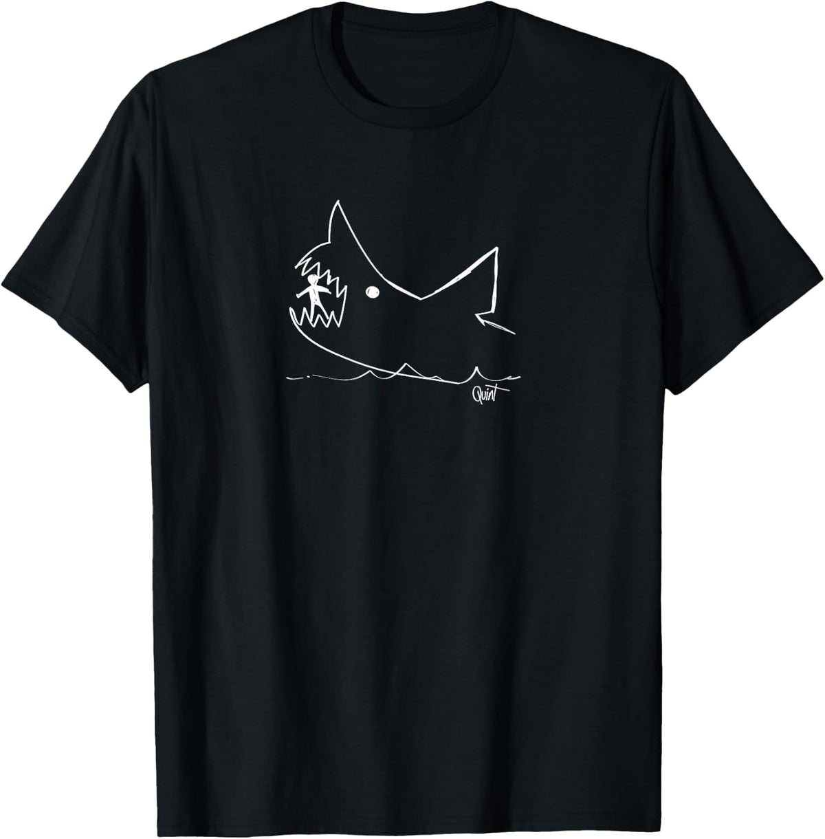 Shark Cult 1970s Movie Chalkboard Pic Shirt 47