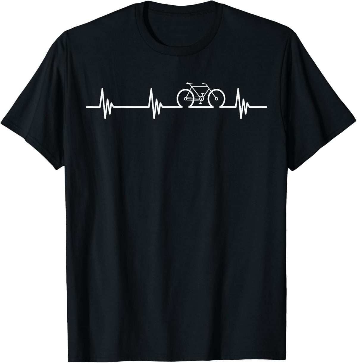Cycling Heartbeat Bicycle Love Biking T-Shirt Gift 355