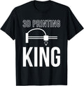 3d Printing King Printer Apparel Minimal Style