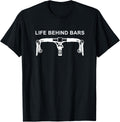 Cycling Life Behind Bars Funny Biking T-Shirt Tee 163