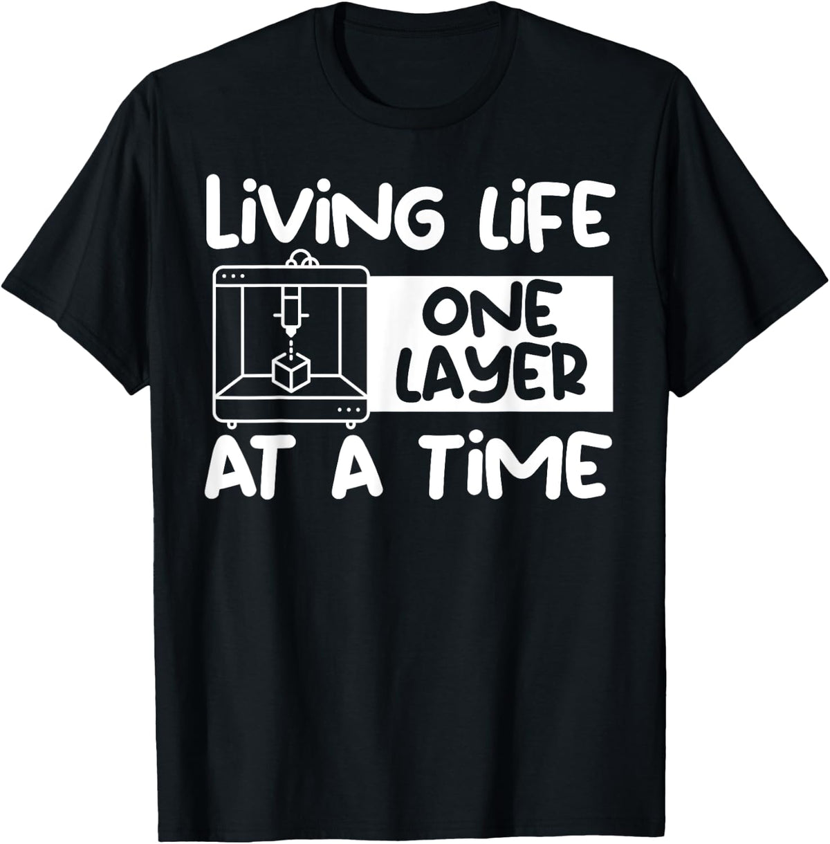 Abs 3d Printer Funny Printing Machine Apparel Gift Ready