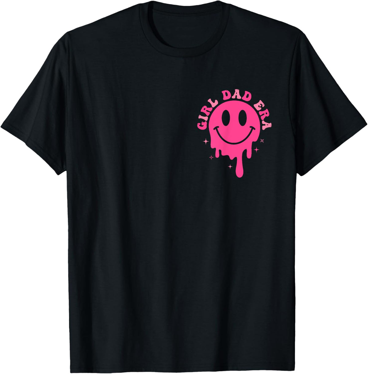 Girl Dad Groovy in My Era Fathers Day 2 Sided Shirt 2