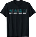 Think It Design Print Repeat 3d Printer Apparel Clean Design
