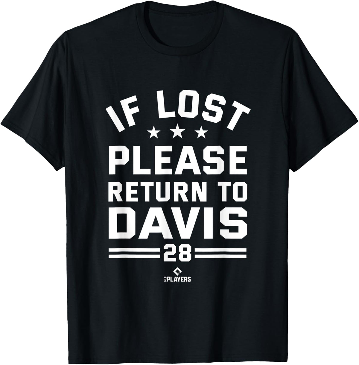 Lost Return to JD Davis Funny Baseball Player