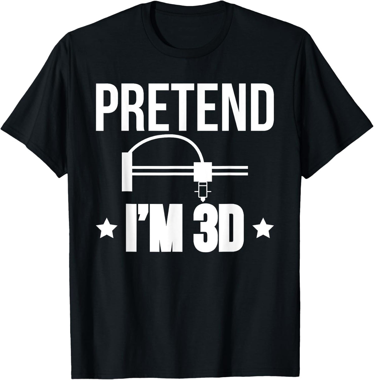 Pretend Im 3d Printer Printing Apparel US Trend
