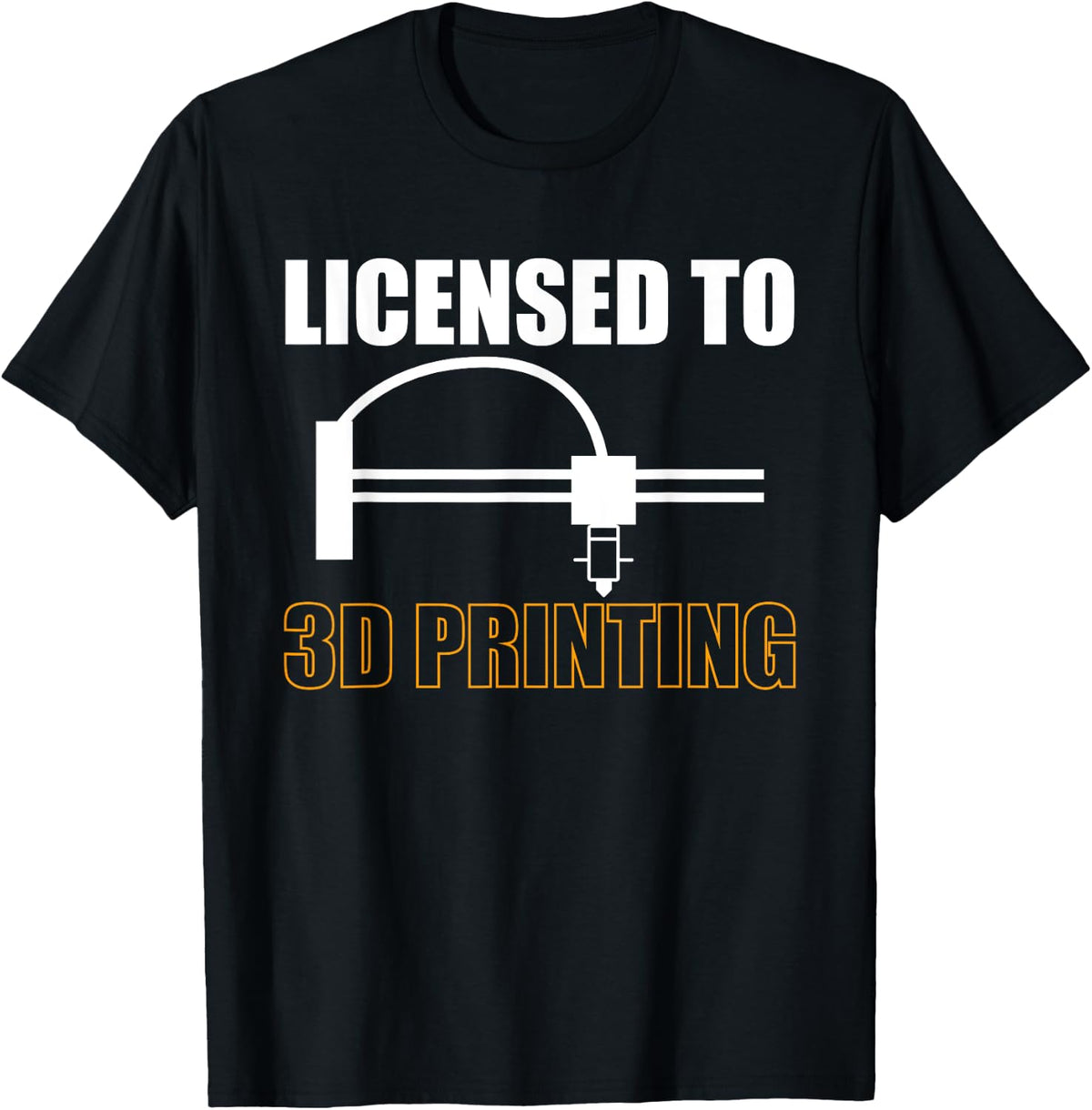 Licensed To 3d Printer Printing Apparel Premium Print