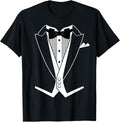 Tuxedo Tailcoat Black Bow Tie Shirt 284