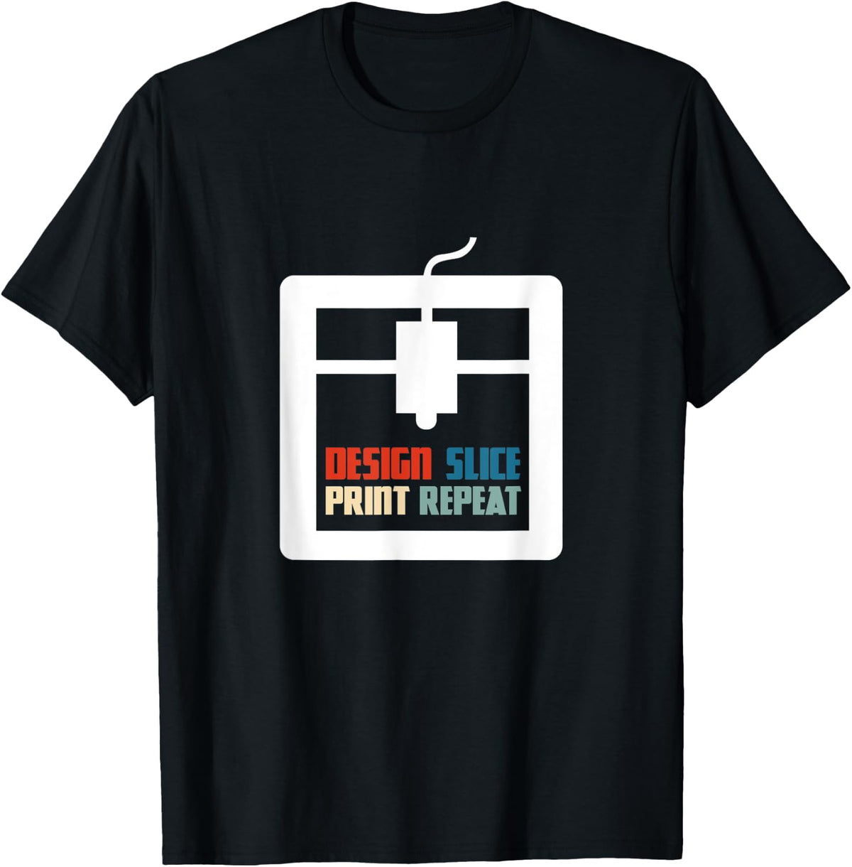 Design Slice Print Repeat Funny 3d Printing Lover Apparel Premium Print