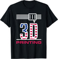 3d Printing Usa American Flag I Love Printers Patriotic T Shirt For Women Kids Men T Shirt Premium Print