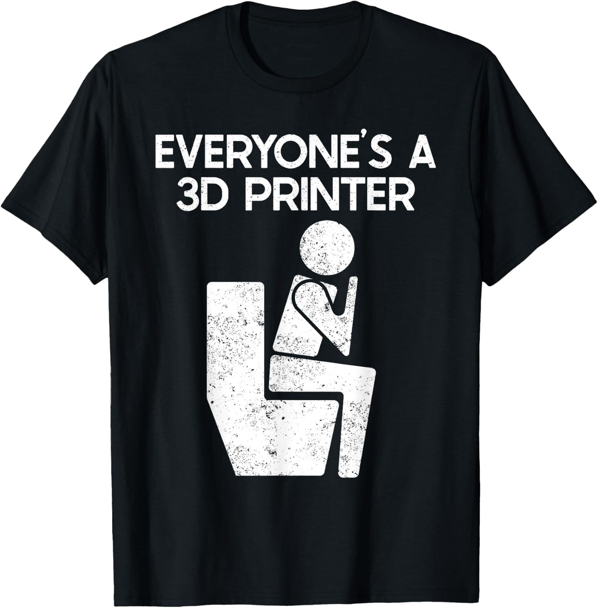 Funny 3d Printer Joke Printing Poop Humor Filament Gag Apparel US Trend
