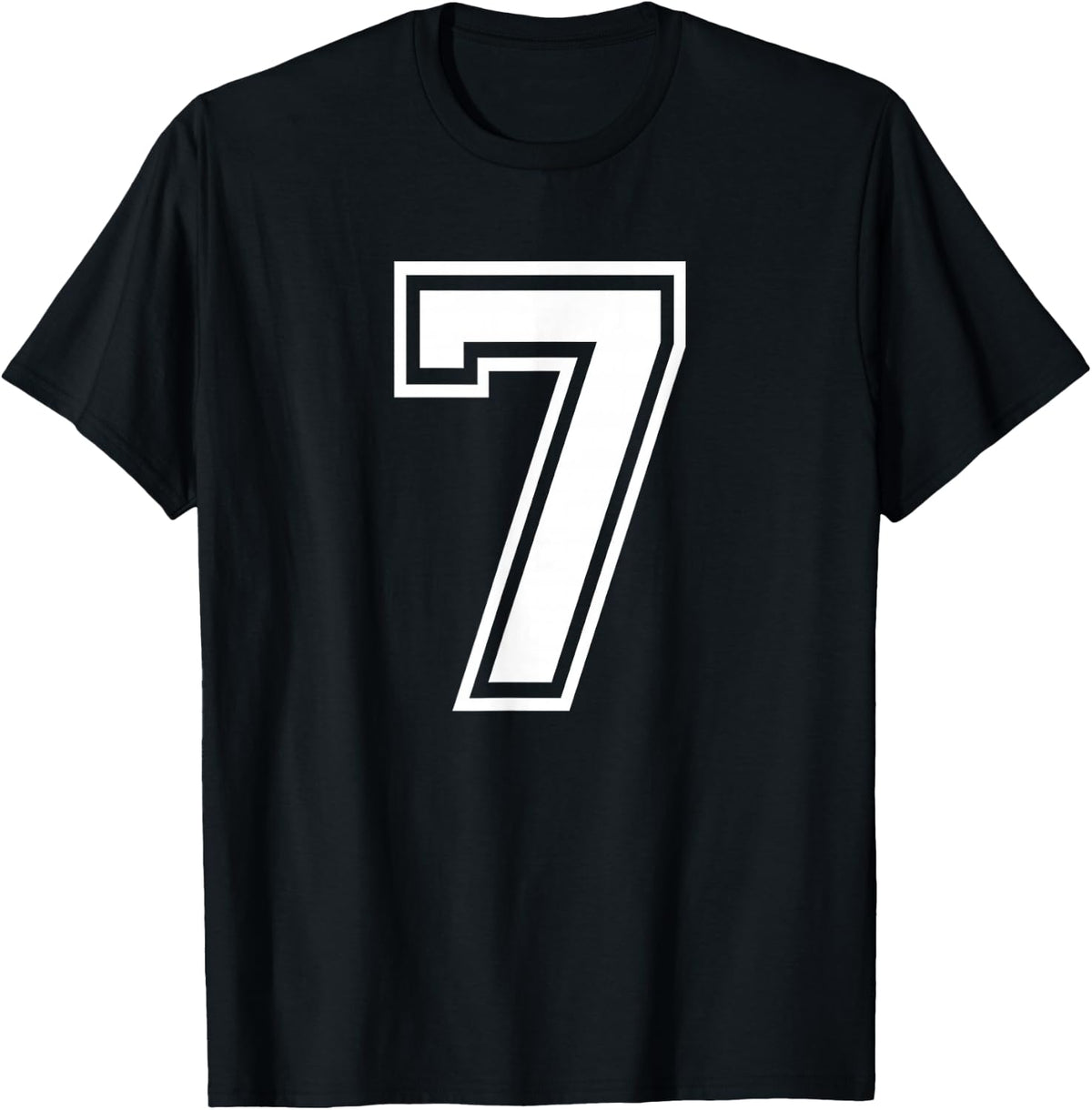Number 7 Birthday Gift Sports Player Team Numbered Jersey 243