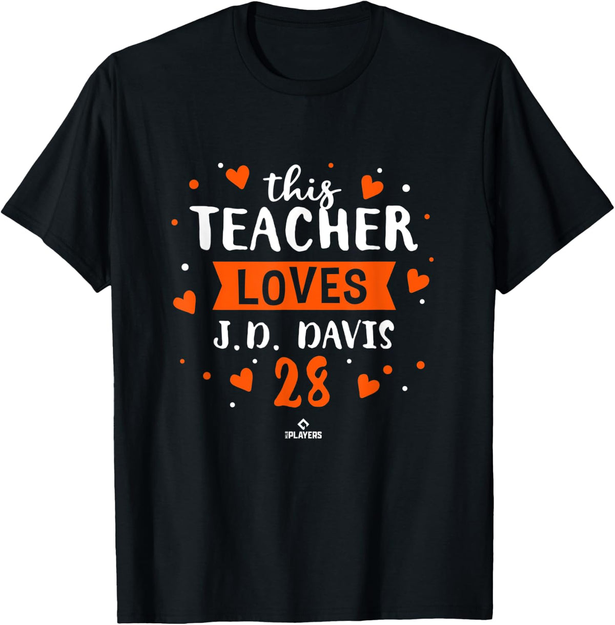 This Teacher Loves JD Davis New York Baseball Player MLBPA