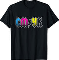 Cmyk Rock Band Graphic Designer Gift Apparel Minimal Style