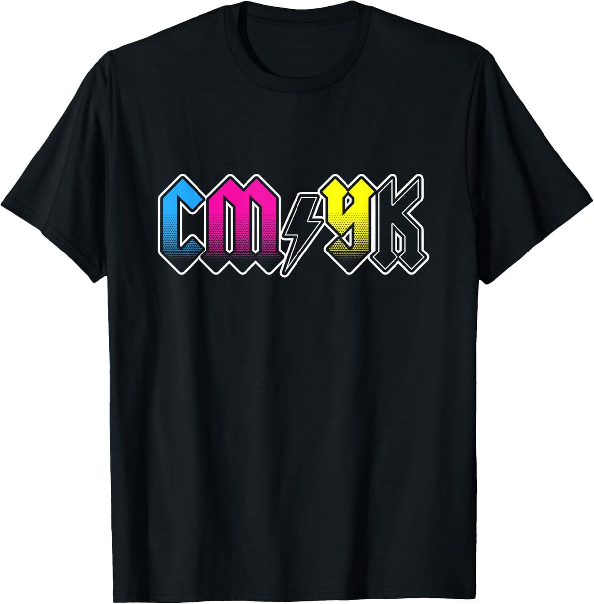 Cmyk Rock Band Graphic Designer Gift Apparel Minimal Style