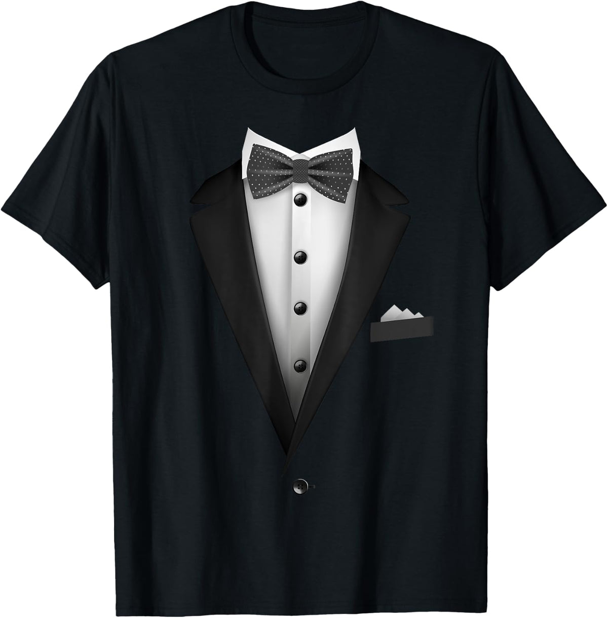 Tuxedo With Bowtie Funny Wedding and Special Occasions Shirt 853