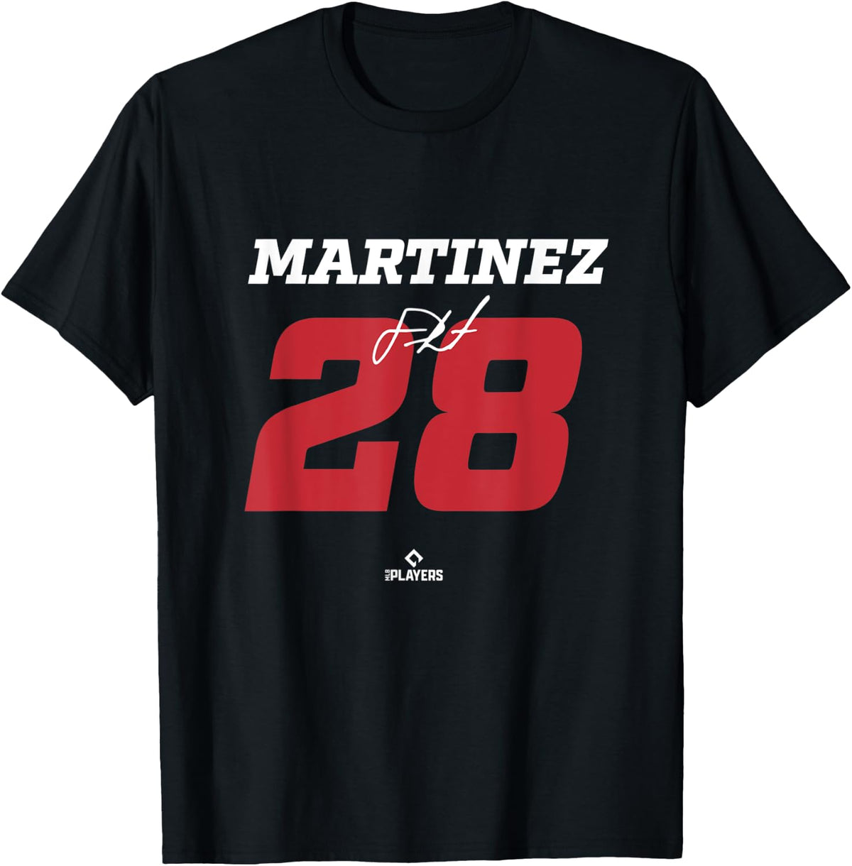 JD Martinez Boston MLBPA Baseball 4