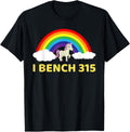 Bench Press 315 Lb Club Bodybuilding Satirical Shirt 19