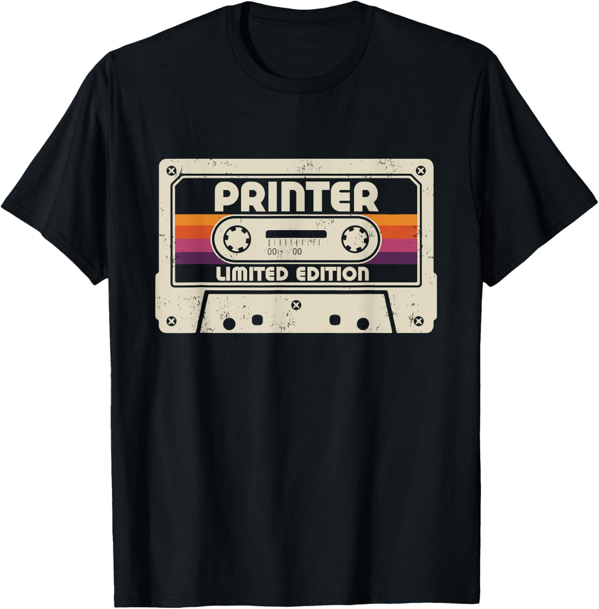 Printer Job Title Vintage Career Apparel Minimal Style