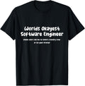 Worlds Okayest Software Engineer No Printers Or Binary Tree Apparel Clean Design