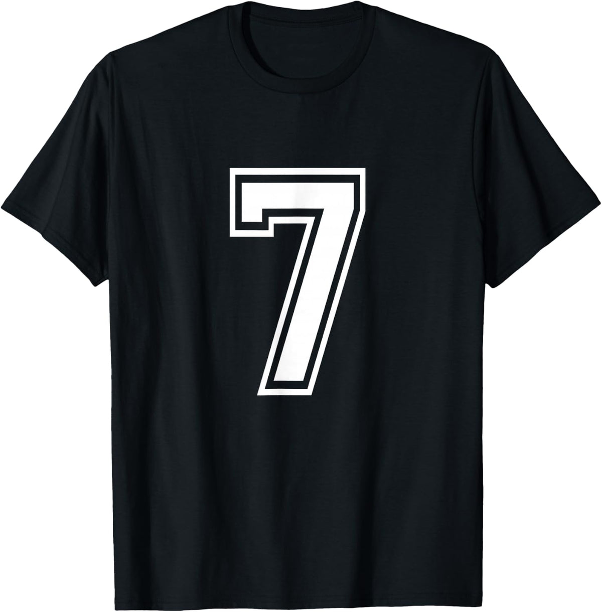 Number 7 Varsity Sports Team Jersey 7th Birthday 7 Years 309