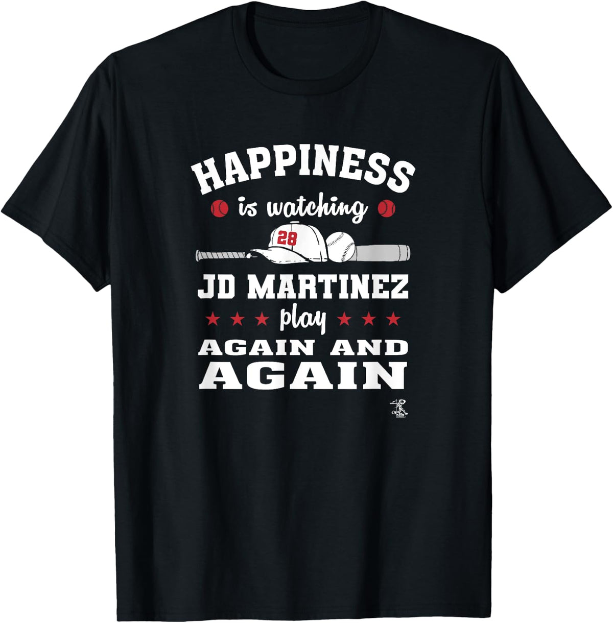 JD Martinez Happiness is Watching Gameday