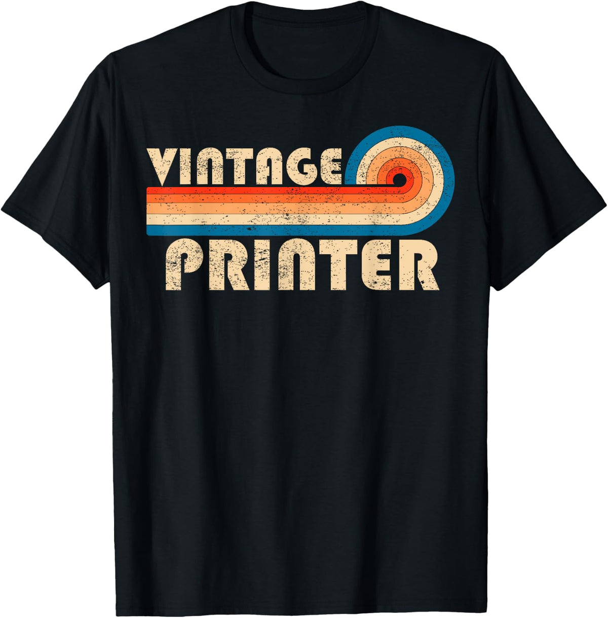 Vintage Printer Job Title Birthday Idea Apparel Clean Design
