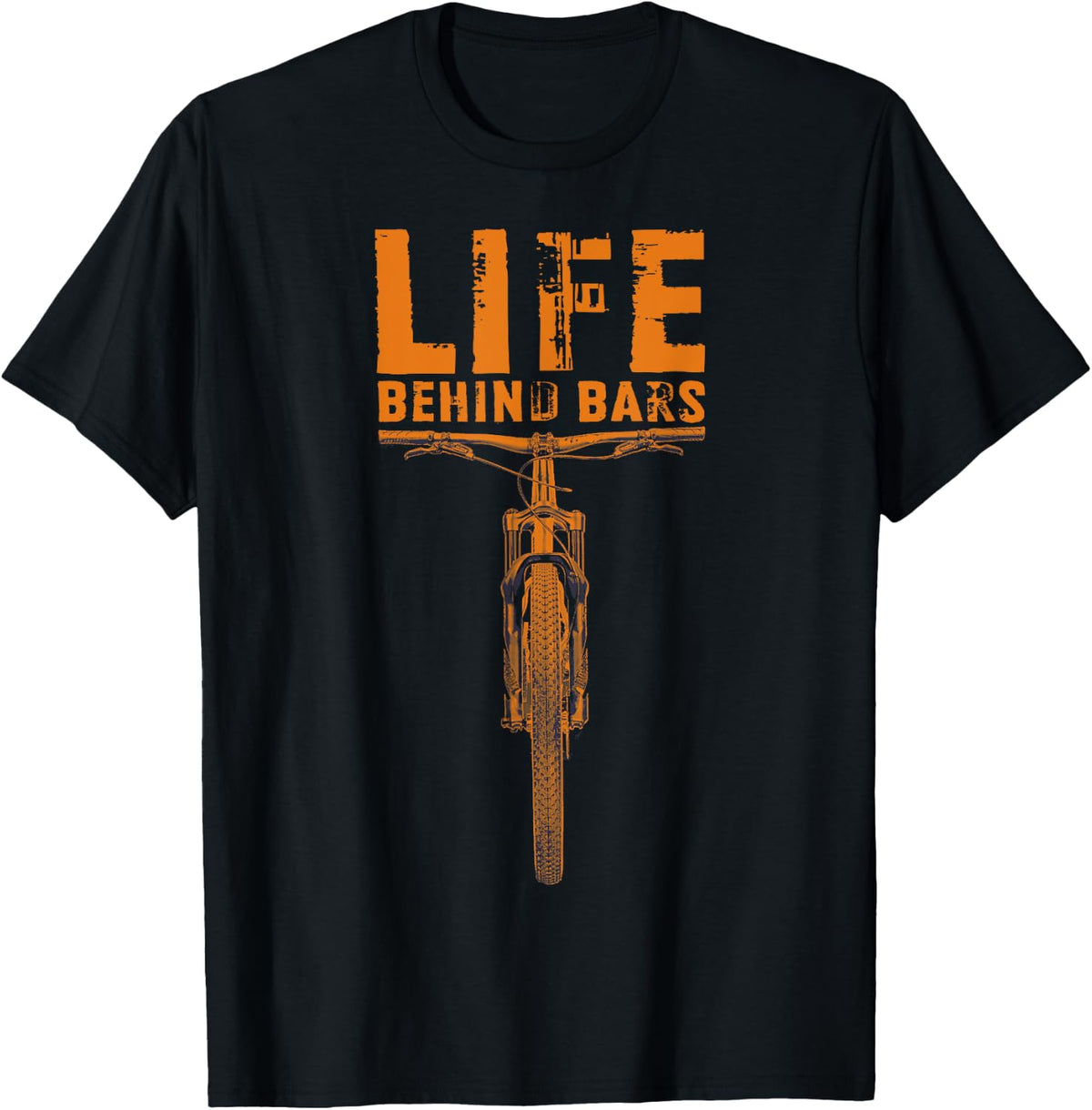 Cycling Mountain Bike Life Behind Bars Funny Biking T-Shirt 259