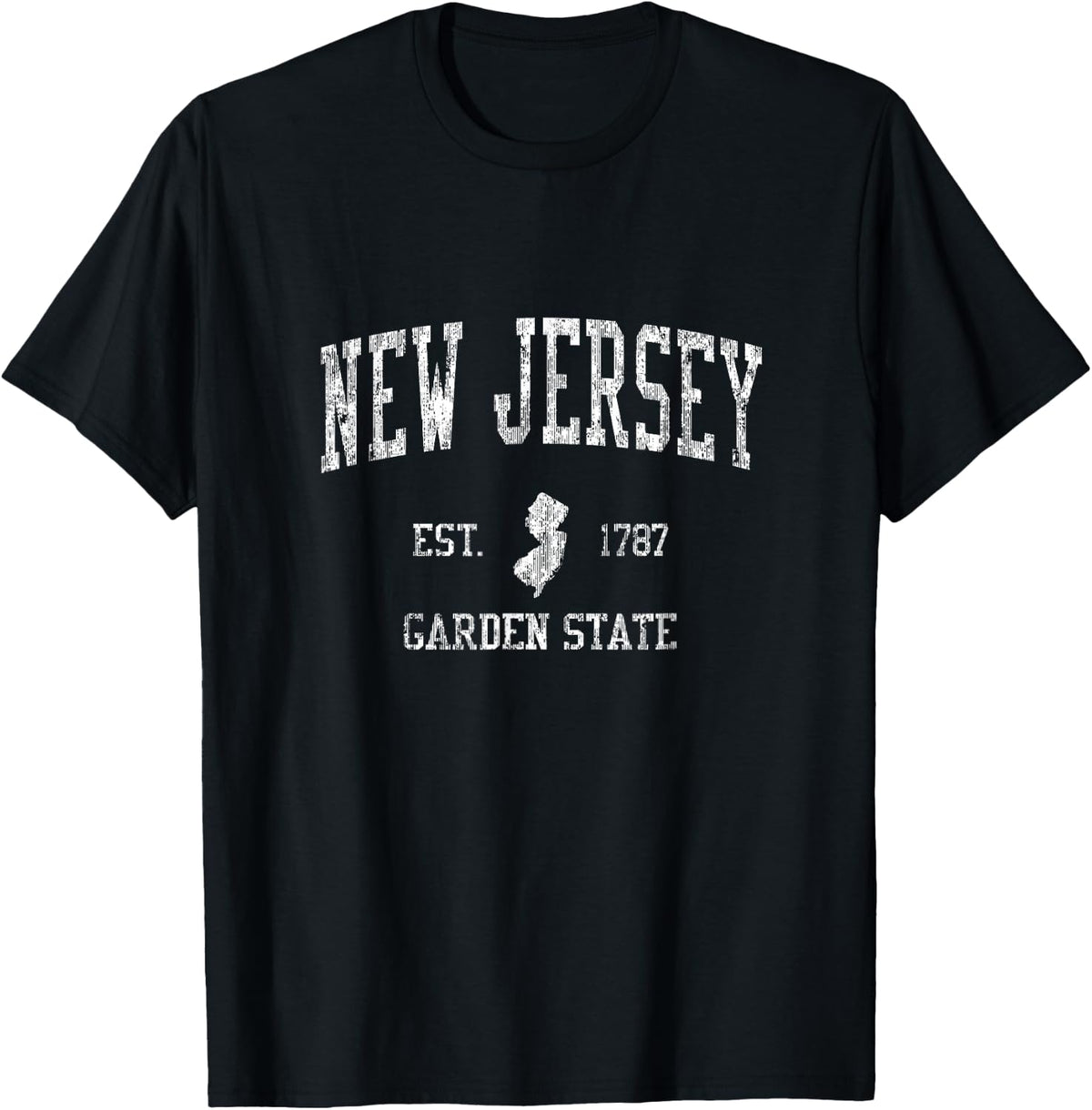 Retro New Jersey NJ Vintage Sports Design 318