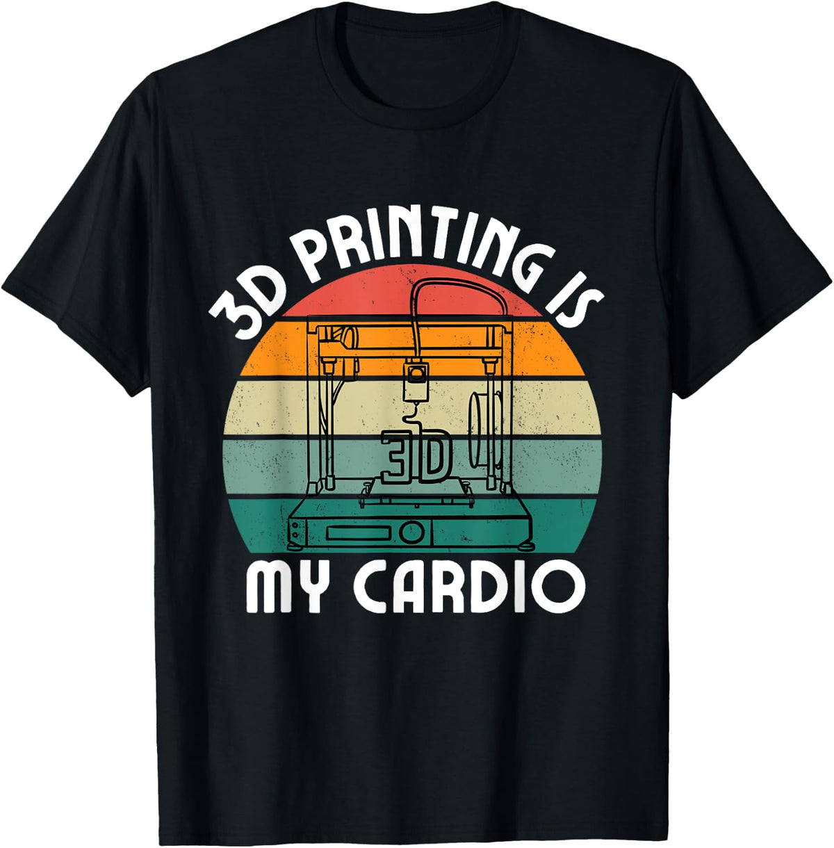 Funny 3d Printing Lover For Men Women Is My Cardio Apparel Premium Print