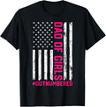 Girl Dad Fathers Day Daughter Outnumbered Shirt 261