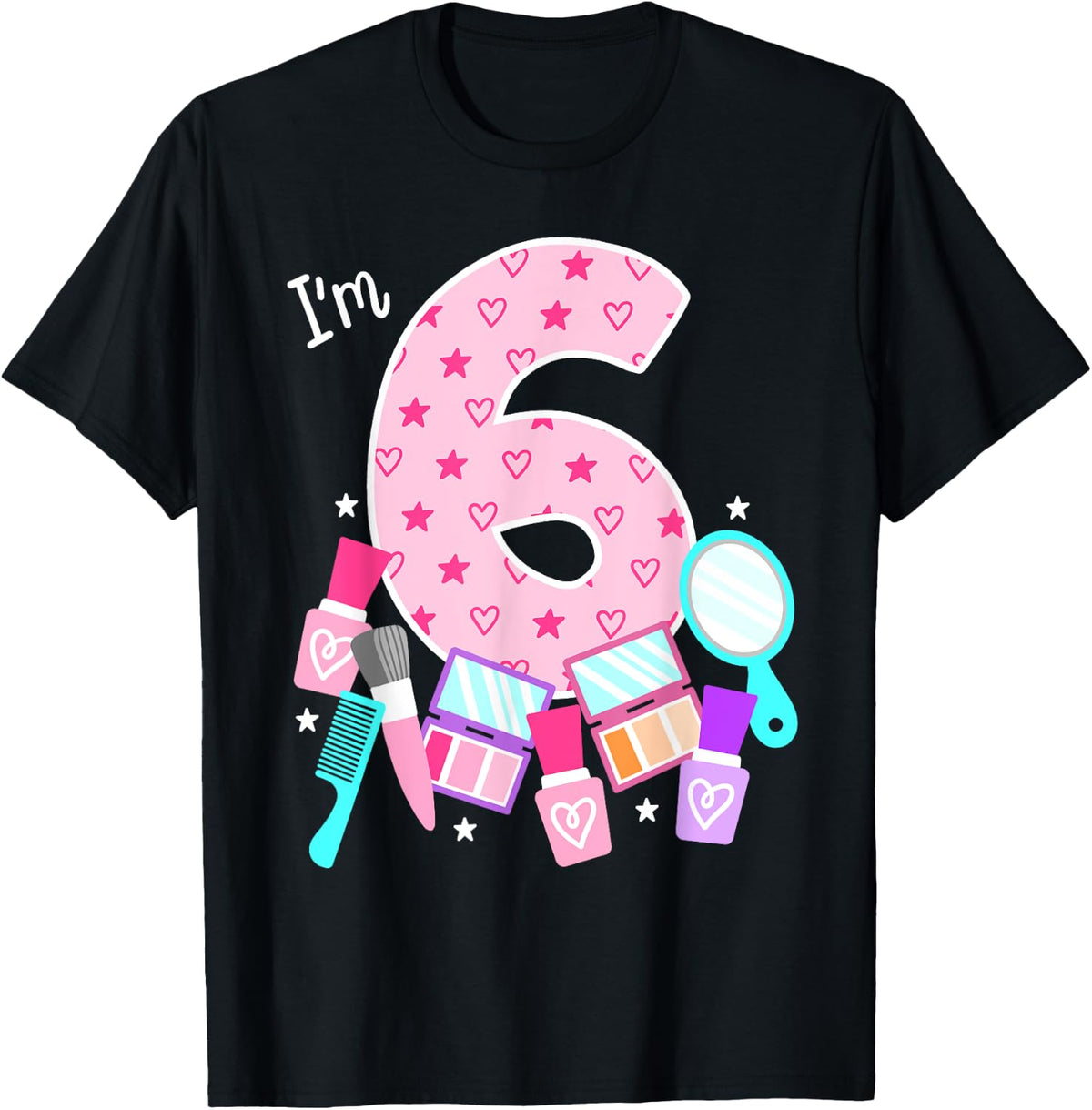 Spa Birthday Party I'm 6 Girls Makeup 6th Birthday Kids Toddlers Design 33